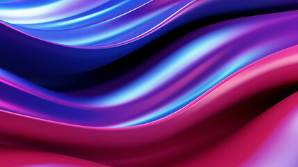 Fototapeta premium Neon Chrome Gradient Background