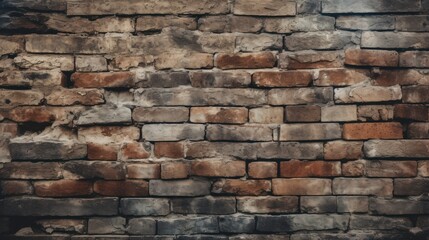 Obraz premium red brick wall background
