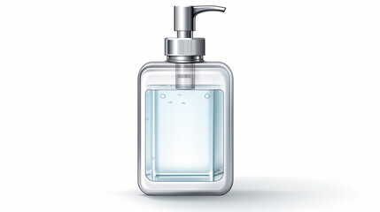 Hand sanitizer icon Vector icon isolated on white