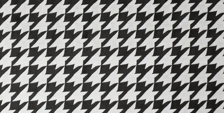 black and white houndstooth pattern dogstooth check design 