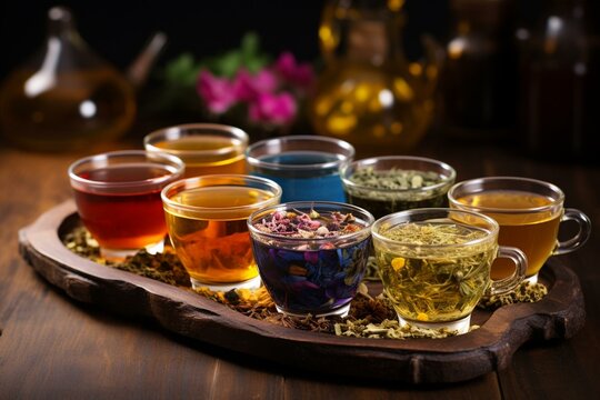 Enjoy a variety of tea flavors like yerba mate, green tea, matcha, bubble tea, chai latte, afternoon tea, hibiscus, chamomile, and boba tea. Delight in the richness of taste. Generative AI