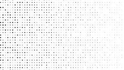 Black and white halftone dotted pattern.