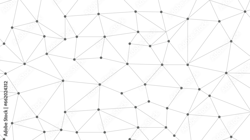 Leinwandbilder abstract technology background. plexus mesh backdrop. vector