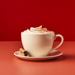 Cup of Christmas Beverage, Cappuccino