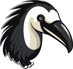 Black Vector Anteater Logo A Mark of Distinction Minimalistic Majesty Black Anteater Vector Design