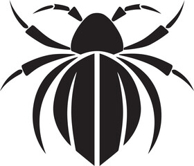 Timeless Black Aphid Logo A Masterpiece in Design Sleek and Stylish Black Vector Aphid Emblem