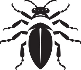 Black Vector Aphid Logo A Mark of Distinction Minimalistic Majesty Black Aphid Vector Symbol