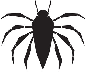 Elegant in Black Vector Art Aphid Logo Black Vector Aphid Logo The Epitome of Sophistication