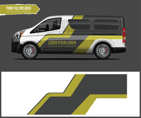 Van Livery Wrap Design Ready-made printed wrap design for Van truck Car