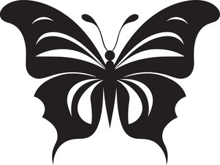 Black Butterfly Icon A Timeless Mark Intricate Flutter Noir Butterfly Design
