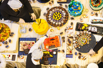 大型クルーズ船のスイーツパーティー