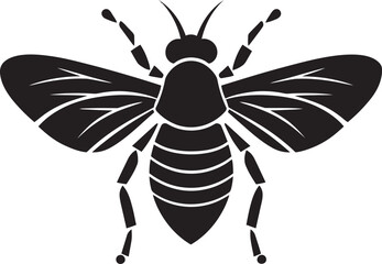 Sculpted Beauty in Black Cicada Symbols Melody Harmony in Nature Noir Cicada Emblems Serenade