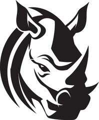 Rhino in Shadows A Modern Classic in Black Artistic Presence Black Rhino Designs Homage to the Savanna