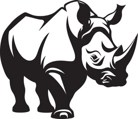 Rhino Iconic Graphic Element Elegant Black Vector Sheep Logo Woolly Wonder