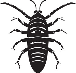 Inky Black Silhouette SilverStream Symbol Unique SilverFish Badge Onyx Oceanic Ovation