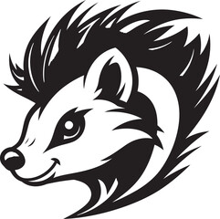 Sculpted Scented Symbol Ebon Excellence Stylish Skunk Insignia Midnight Monochrome Charm