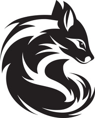 Black Beauty of the Woods Iconic Brilliance Sleek Perfumed Silhouette Vector Vivacity