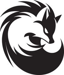 Ebon Excellence in Stripes Aromatic Aura Artistic Skunk Insignia Wild Charm