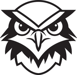 Predators Whimsy Sparrowhawk Logo Design Lethal Precision of Onyx Iconic Emblem