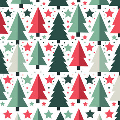 Christmas pattern xmas gift wrapping paper art winter background