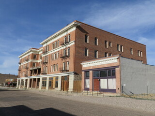 Downtown Brick Buildings in Historic Goldfield, Nevada