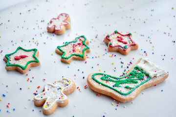 Fotografia de galletas navideñas