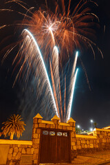 Explosive Night: Close-Up Fireworks Splendor