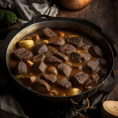 Traditional Beef Bourguignon - A French Culinary Masterpiece