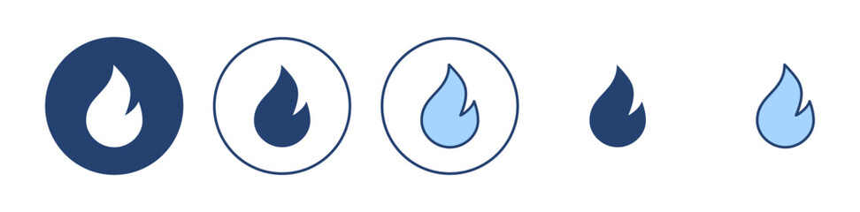 Fire icon vector. fire sign and symbol