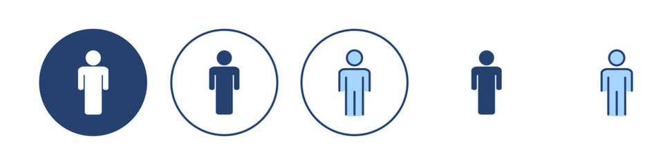 Man icon vector. male sign and symbol. human symbol