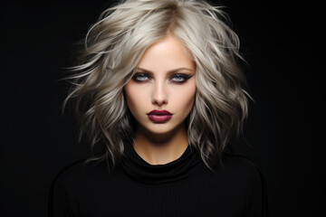 Fototapeta premium Androgynous Person - ai generated