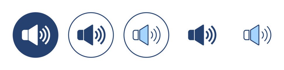 Speaker icon vector. volume sign and symbol. loudspeaker icon. sound symbol