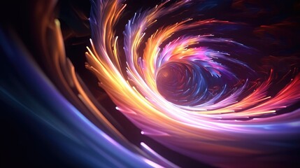 Obraz premium Wallpaper Dark Futuristic Hightech Backgrounds 