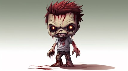 Zombie cuteness spooktacular sweet fantasy image Ai generated art