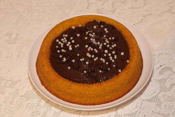 Bolo de Cenoura com Chocolate