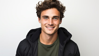 Obraz premium Mature Handsome Man in Closeup: Personifying Confidence and Style