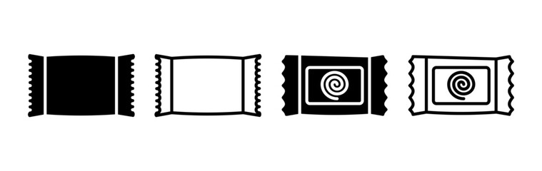 Candy icon vector. candy vector icon