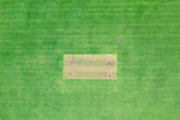 Cricket Pitch - Top Down View