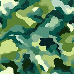 Camouflage pattern, seamless. Camo is classic and modern at the same time!