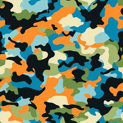 Camouflage pattern, seamless. Camo is classic and modern at the same time!