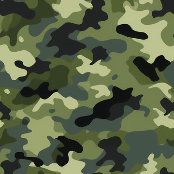 Camouflage pattern, seamless. Camo is classic and modern at the same time!