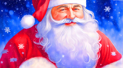 Santa Claus on the Magical Night