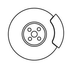 Disc brake icon