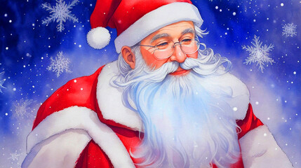 Santa Claus on the Magical Night