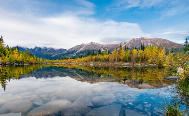 Fall Reflection in Wrangell St. Elias National Park