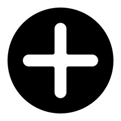plus glyph icon