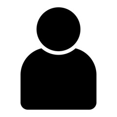 user glyph icon