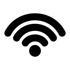 wireless glyph icon - obrazy, fototapety, plakaty