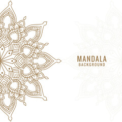 Modern luxury ethnic mandala background