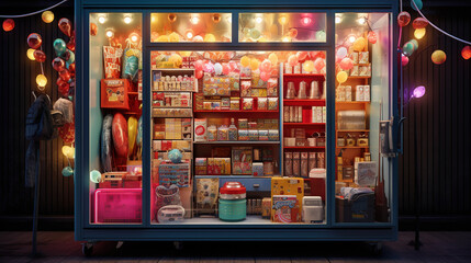 Delightful Vending Machine Dispensing a Wide Array of Tempting Gifts, Delicious Candy, and Mouthwatering Snacks to Satisfy Your Cravings and Sweet Tooth